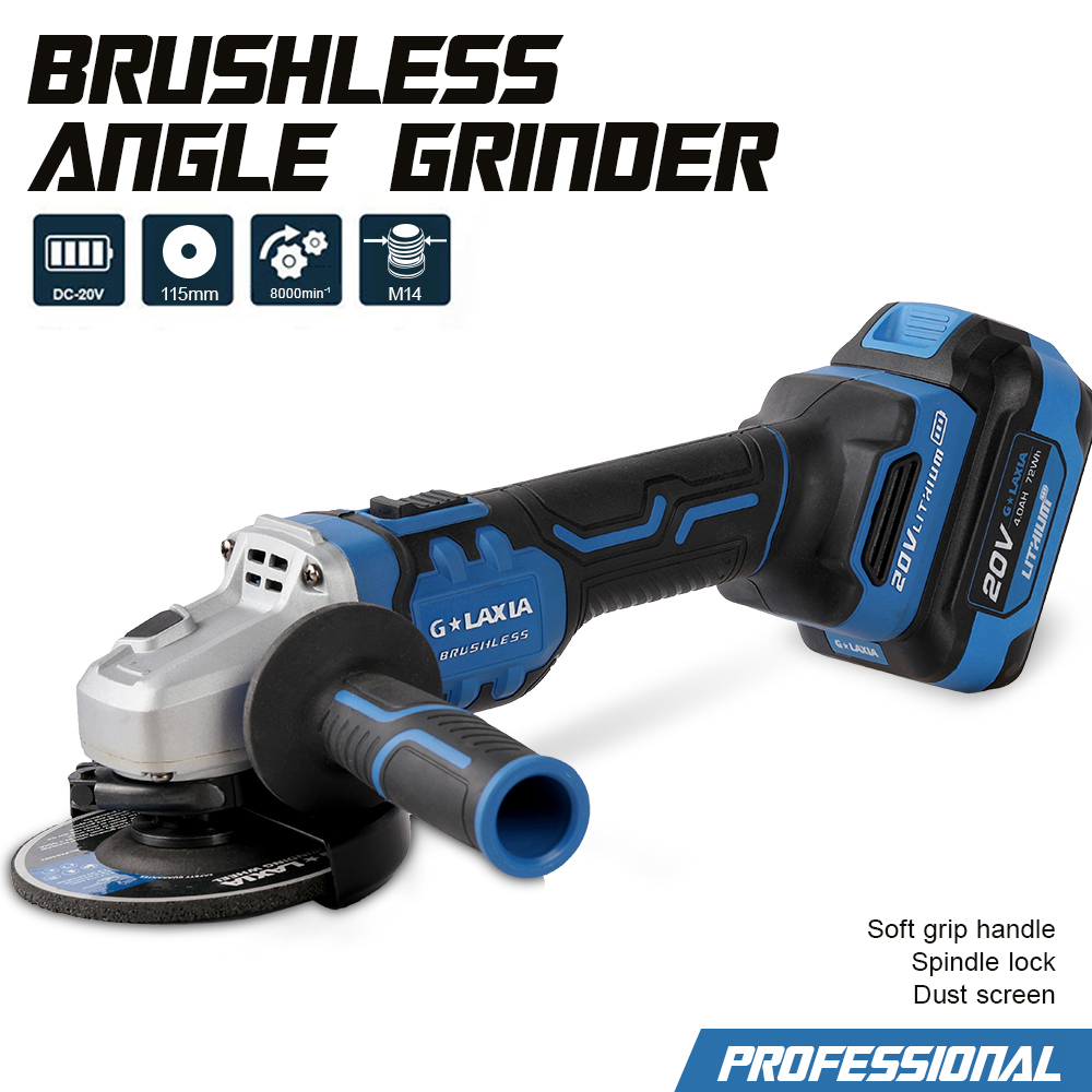 20V Brushless Angle Grinder